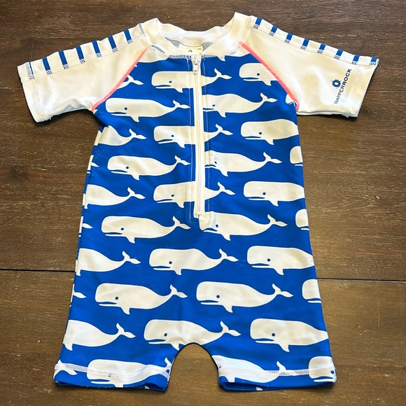 Snapper Rock | Swim | New Snapper Rock Blue Whales Swimsuit | Poshmark